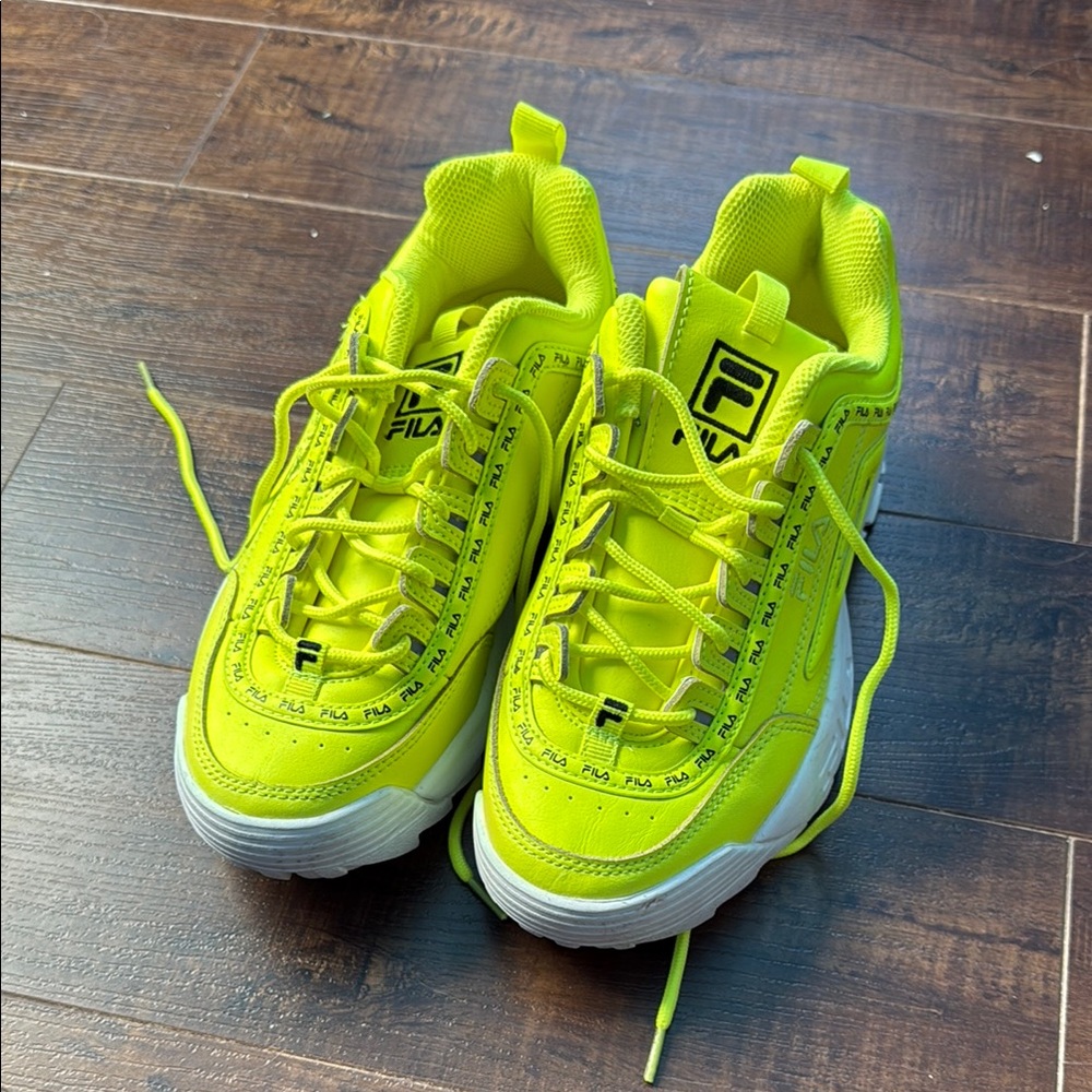 Fila Vibrant Lime Green Sneakers